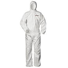 Disposable Coveralls with Cuffed Wrists/Elastic Waist/Ankles