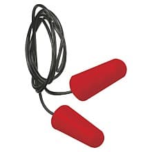 Corded NRR 32dB Foam Earplug, Red (200/Box)