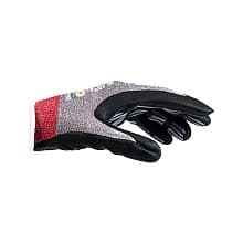 Double Extra Large Tigerflex Ergo Plus Nitrile Foam Coated Glove, Grey/Black/Red