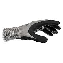 Double Extra Large Tigerflex Cut 3 Cut-Resistant HPPE/Nylon/Spandex Nitrile Foam Coated Gloves, Gray