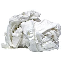 Recycle Knit Rag, White (No 5 Box)