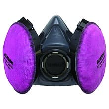 Medium Pancake Style Half Facepiece Reusable Respirator (12/Box)