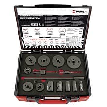 19mm - 76mm Hole Saw Kit (16 Piece Kit)