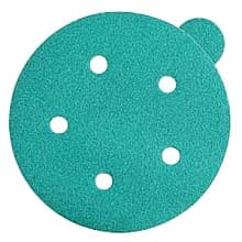 5" Emerald PSA 80 Grit L51106 5 Holes Sanding Disc, Aluminum Oxide on Film
