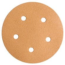 5" Hook & Loop 5 Holes Sanding Disc, Aluminum Oxide on Paper