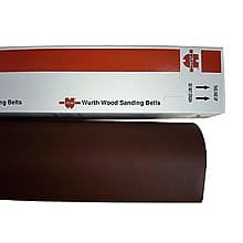 8" x 144" 180 Grit Wide Sanding Belt, Aluminum Oxide on X-Weight Cloth