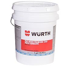 Pro Bond Premium Cold Press Contact Adhesive, Clear, 5 Gallon Pail