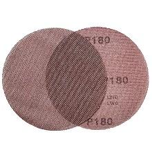 5" Hook & Loop No Holes Net Meshed Abrasive Sanding Disc, Aluminum Oxide on Knitted Fabric (50/Box)