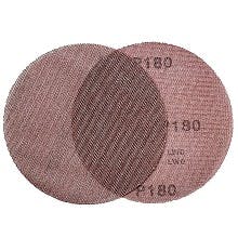 6" Hook & Loop No Holes Net Meshed Abrasive Sanding Disc, Aluminum Oxide on Knitted Fabric (50/Box)