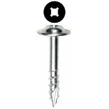 Wurth Modified Washer Head Drawer Front Adjusting Screws, Square/Phillips Drive Coarse Thread and Type 17 Auger Point