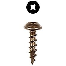 Wurth Washer Head Hinge & Drawer Slide Screws, Square/Phillips Drive Coarse Thread and Type 17 Auger Point
