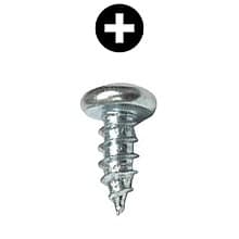 Wurth Pan Head Hinge & Drawer Slide Screws, Phillips Drive Coarse Thread and Regular Point