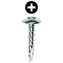 Wurth Truss Head Hinge & Drawer Slide Screws, Phillips Drive Coarse Thread and Type 17 Auger Point