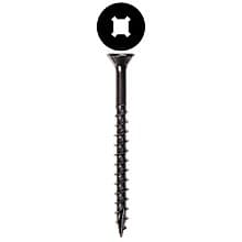Wurth Flat Head Assembly Screws, Square/Phillips Drive Coarse Thread with Nibs and Type 17 Auger Point