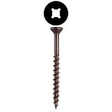Wurth Flat Head Assembly Screws, Square/Phillips Drive Turbo Thread with Nibs and Sharp Point