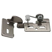 #4 Non-Wrap Knife Pin Hinge, Self-Closing, 3/8" Inset, Nickel-Plated, 25/Box