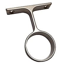 Center Support for 1-5/16" Aluminum Closet Rod, Dull Nickel Finish