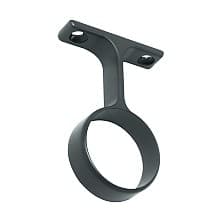 Center Support for 1-5/16" Aluminum Closet Rod, Matte Black Finish