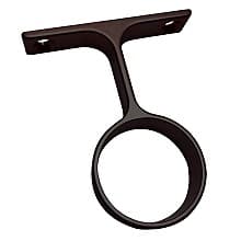 Center Support for 1-5/16" Aluminum Closet Rod, Oil Rubbed Bronze Finsh