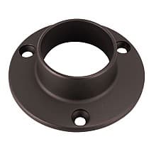 1-5/16" Diameter Closed Flange for Round Closet Rods, Oil-Rubbed Bronze Finish