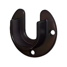 1-5/16" Diameter Open Flange for Round Round Closet Rods, Oil-Rubbed Bronze