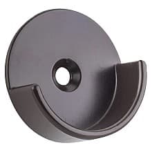 1-5/16" Diameter Open Flange for Round Closet Rods, Pin Mount, Oil-Rubbed Bronze Finish