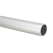 1-5/16" Diameter 96" Long Steel Round Closet Rod, Dull Chrome Finish