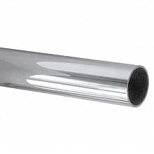1-5/16" Diameter Steel Round Closet Rod, Chrome Finish