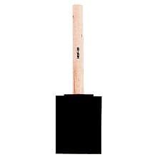 2" Foam Brush with Wood Handle