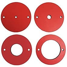 SawStop 4 Piece Phenolic Insert Ring Set for Router Lift SawStop RT-PIR