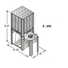 Nederman S-500 S-Series Dust Collector Single Phase