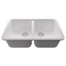 Durasein double bowl kitchen sink