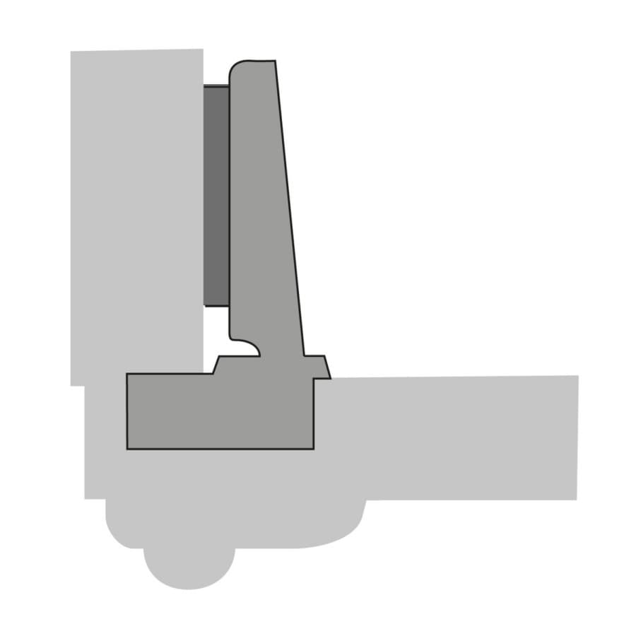 Hettich Intermat Self-Close Full Overlay Face-Frame;Frameless Hinges Nickel, 95° Dowel - 1058445, detail 1