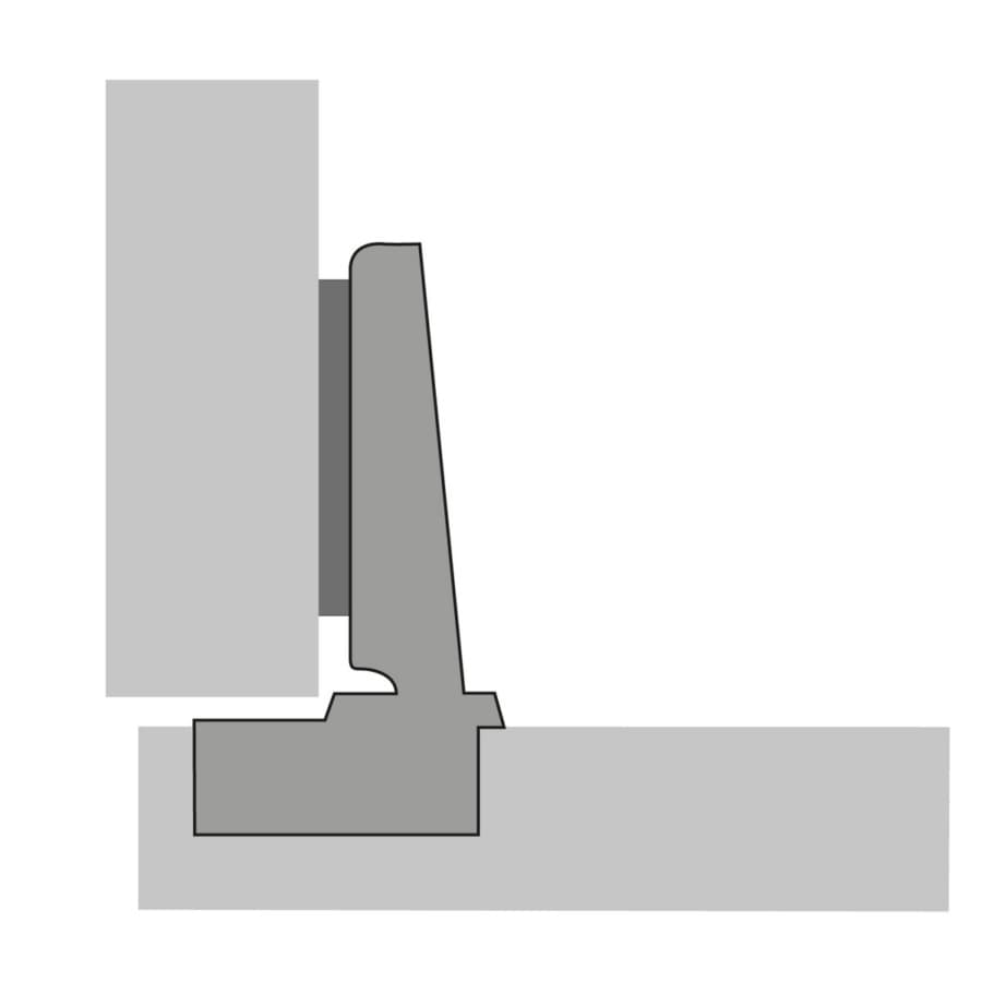 Hettich Intermat Self-Close Full Overlay Face-Frame;Frameless Hinges Nickel, 125° Screw-On, 1070715, detail 1