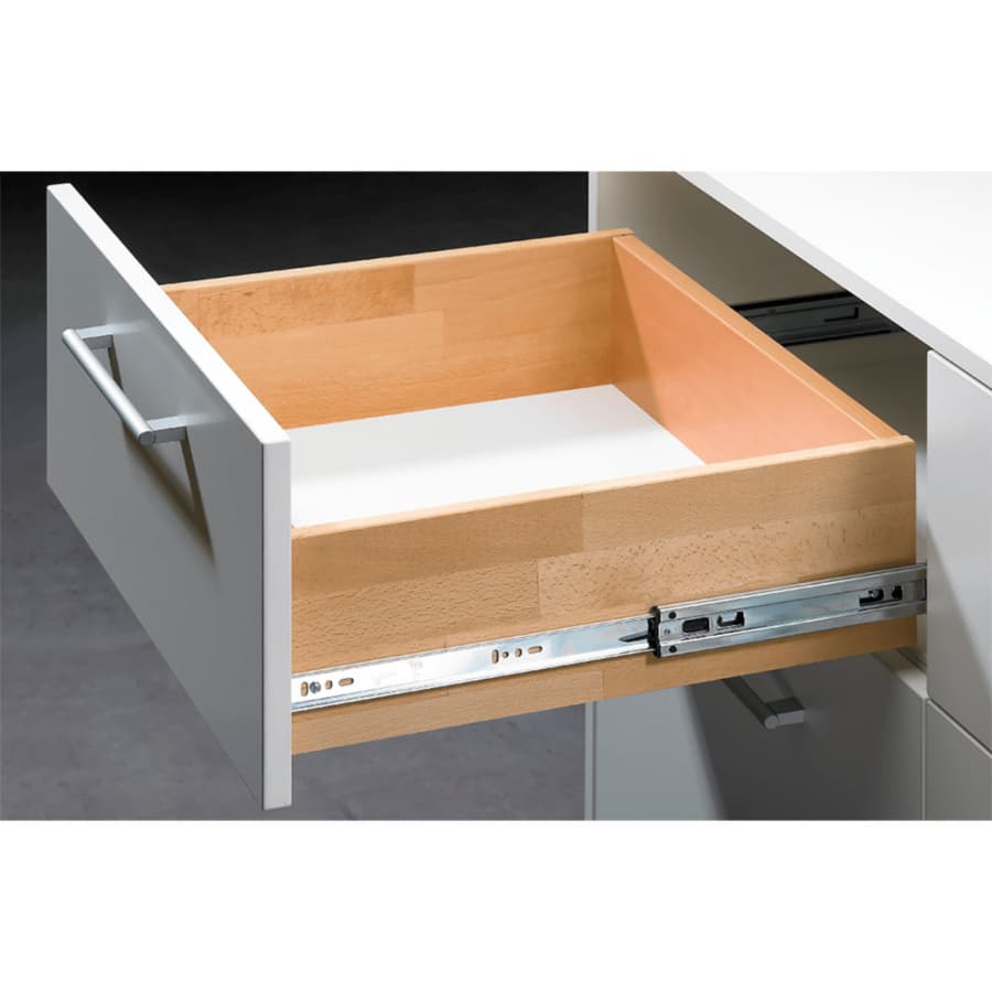 Hettich 26" Full Extension Standard Ball Bearing Drawer Slides KA 5632 Series, Unhanded Side Mount Zinc - 1071900, detail 1