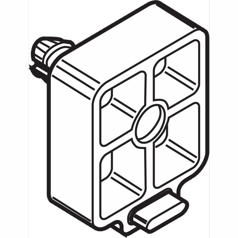 Cabinet profile spacer, 4mm, stackable, detail 3
