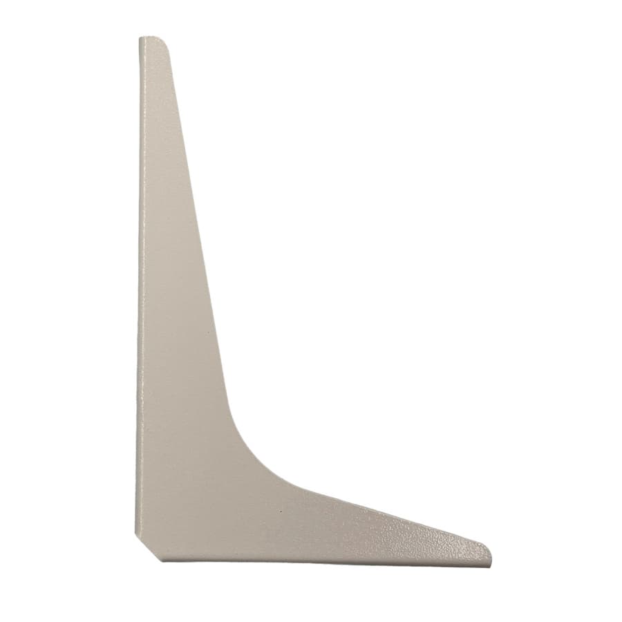 8" x 12" Heavy Duty Workstation Bracket, Gray Finish (5 Pair), detail