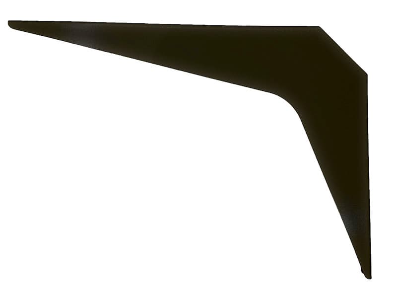 18" x 24" Heavy Duty Workstation Bracket, Black Finish, detail
