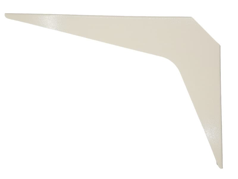 18" x 24" Heavy Duty Workstation Bracket, White Finish, detail
