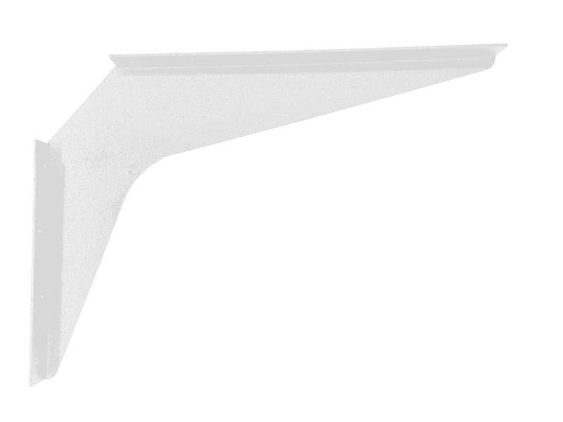 12" x 18" Workstation Bracket, White Finish (1 Pair), detail