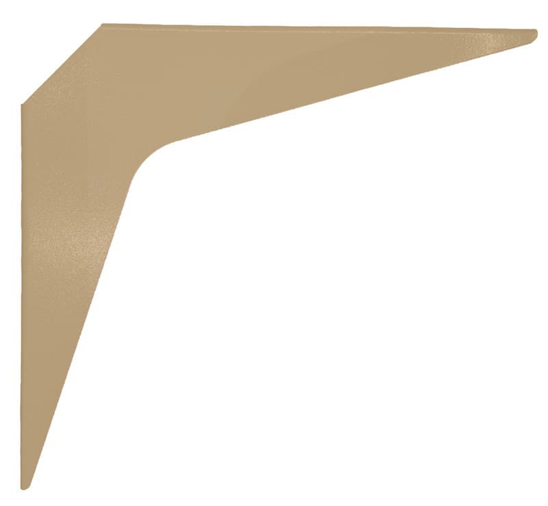 18" x 18" Heavy Duty Workstation Bracket, Almond Finish (3 Pair), detail