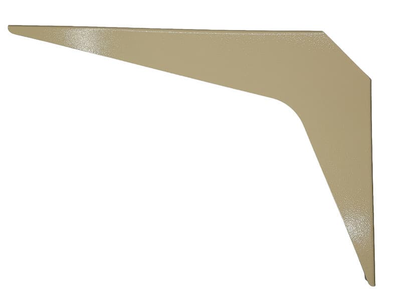 18" x 24" Heavy Duty Workstation Bracket, Almond Finish, detail