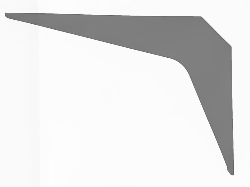 18" x 24" Heavy Duty Workstation Bracket, Gray Finish (3 Pair), detail