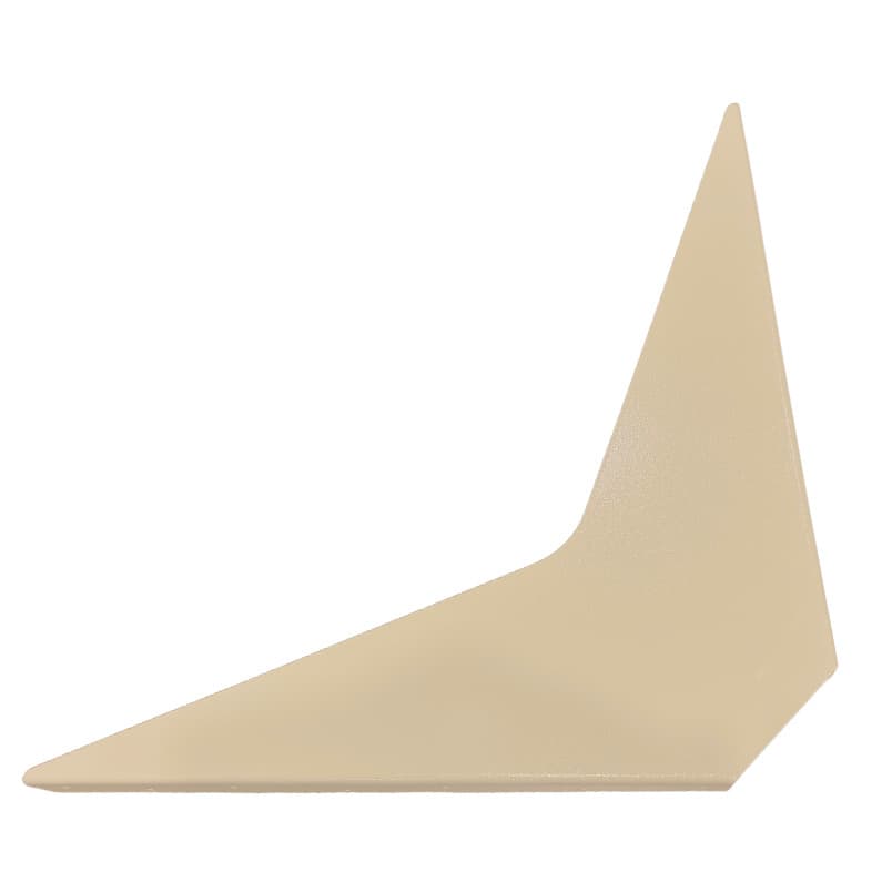 24" x 24" Heavy Duty Workstation Bracket, Almond Finish (1 Pair), detail