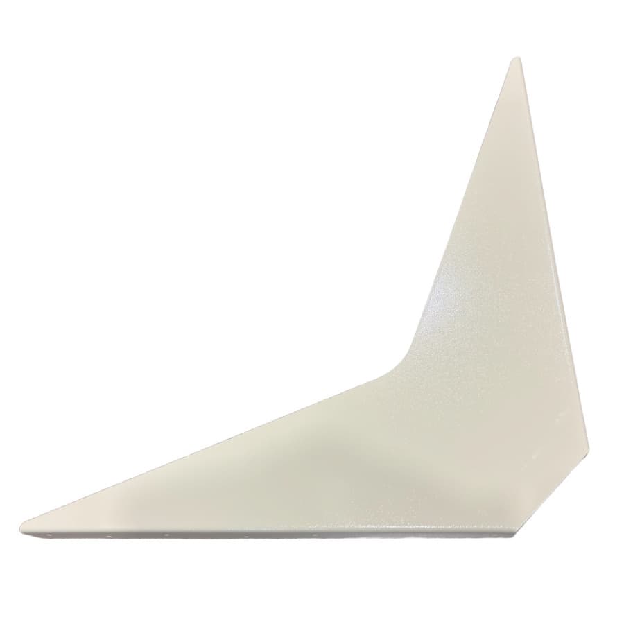 24" x 24" Heavy Duty Workstation Bracket, White Finish (1 Pair), detail