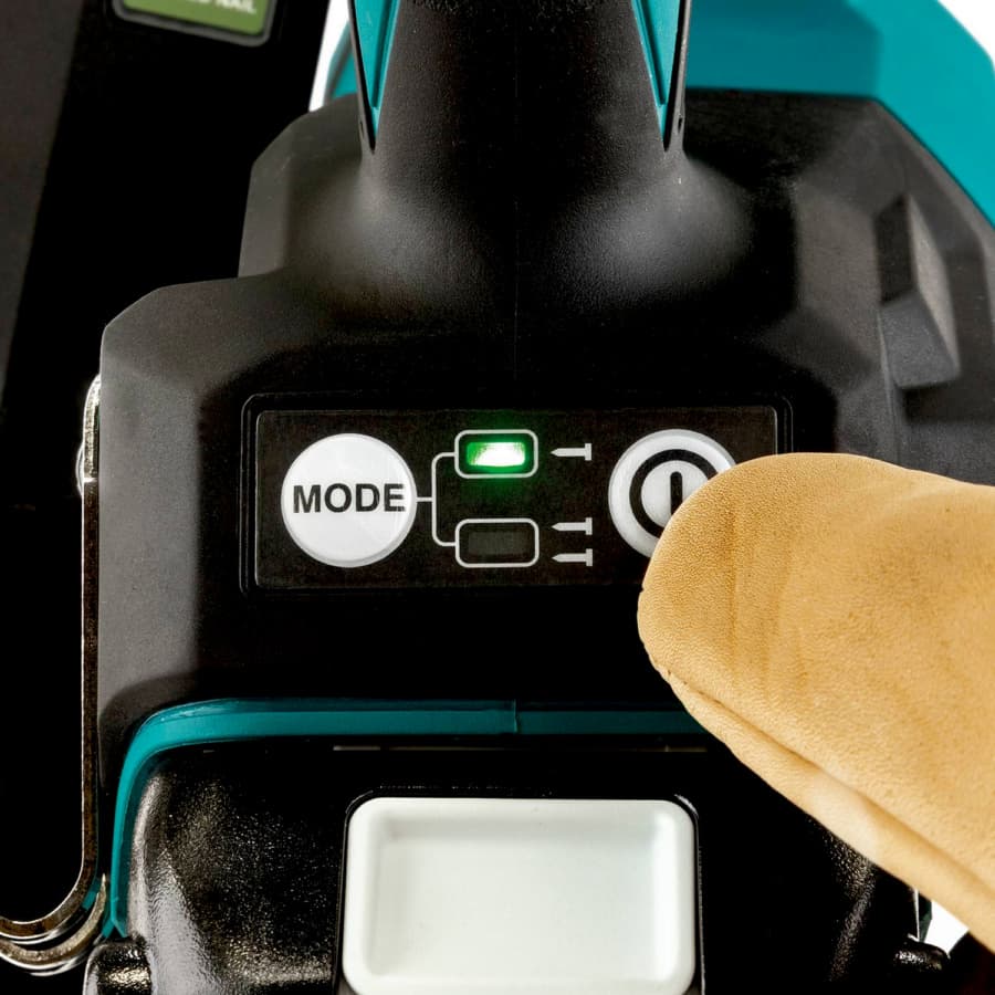 Makita XNB08Z Feature Shot (power button)