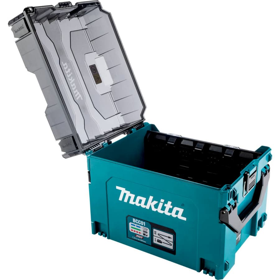 Makita BCC01 (empty lid open)