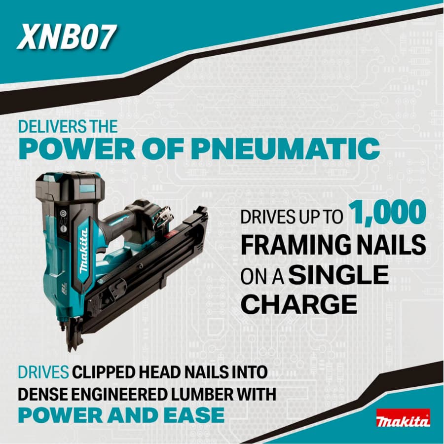 Makita XNB07 MAIN FEATURES