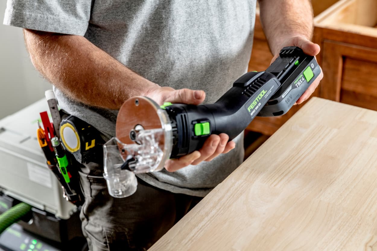 Festool Cordless Edge Router FKC 500, 18V, Brushless Motor, Bare 577986, detail 5