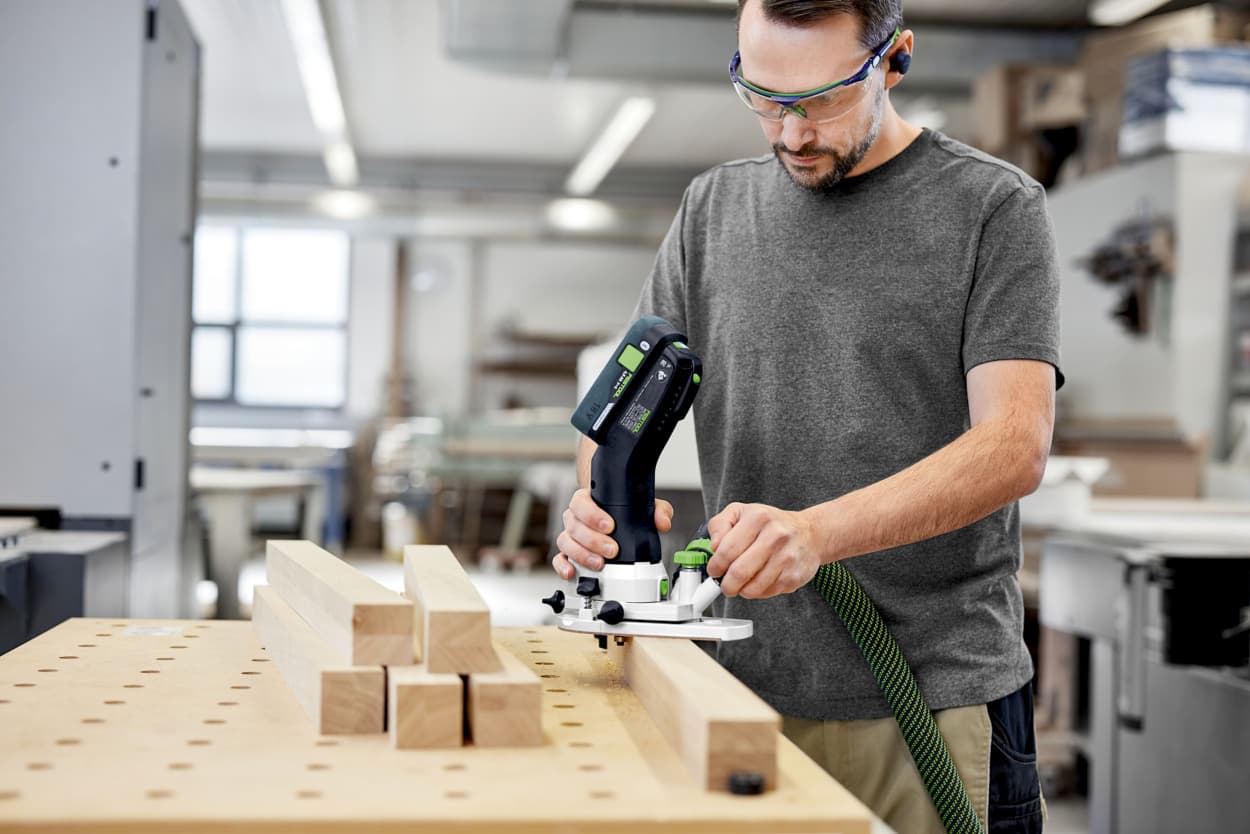 Festool Cordless Modular Edge Router FKC 700, 18V, Brushless Motor, Bare 578012, detail 1